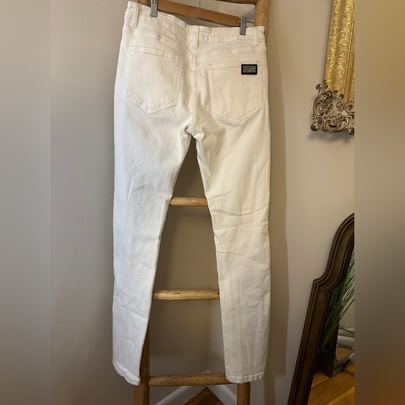 Well Known Studios The Dean Street Slim Fit Jeans White 32 - Picture 6 of 14